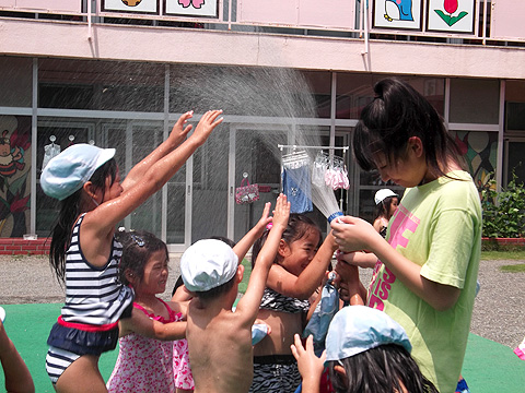 水あそび